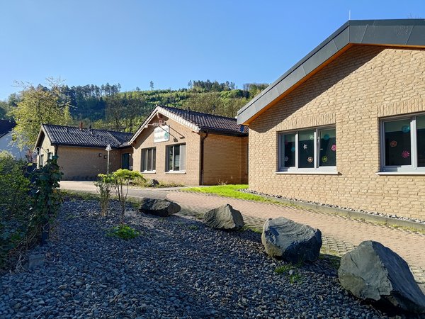 Außenansicht Kinderarten Wansbeckplatz Eingangsbereich