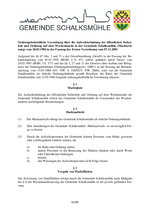 Ordnungsbehördliche Verordnung über die Aufrechterhaltung der öffentlichen Sicherheit und Ordnung auf dem Wochenmarkt