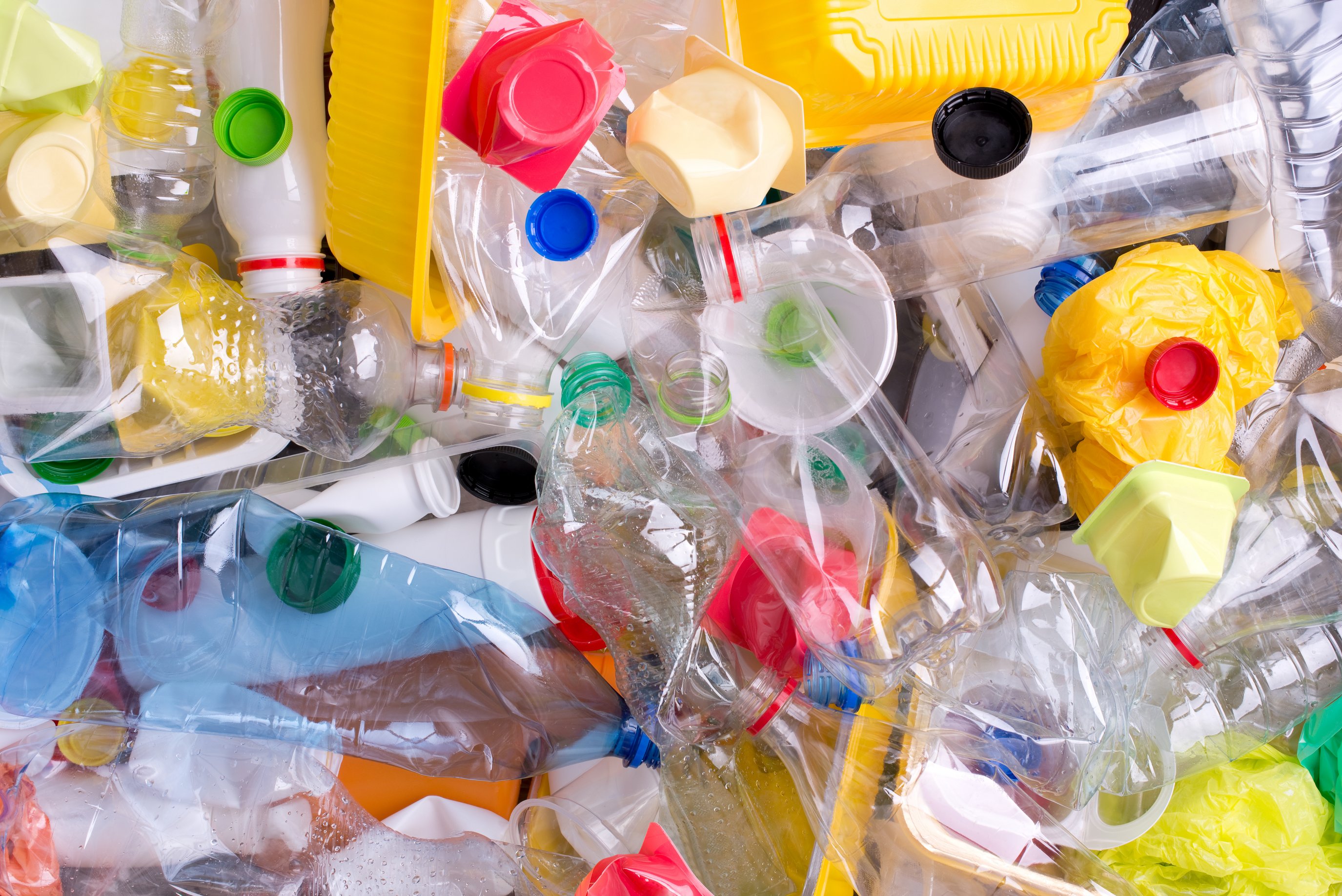Plastikflaschen zum recyclen 